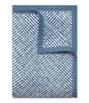 Harborview Herringbone Cornflower Blanket1