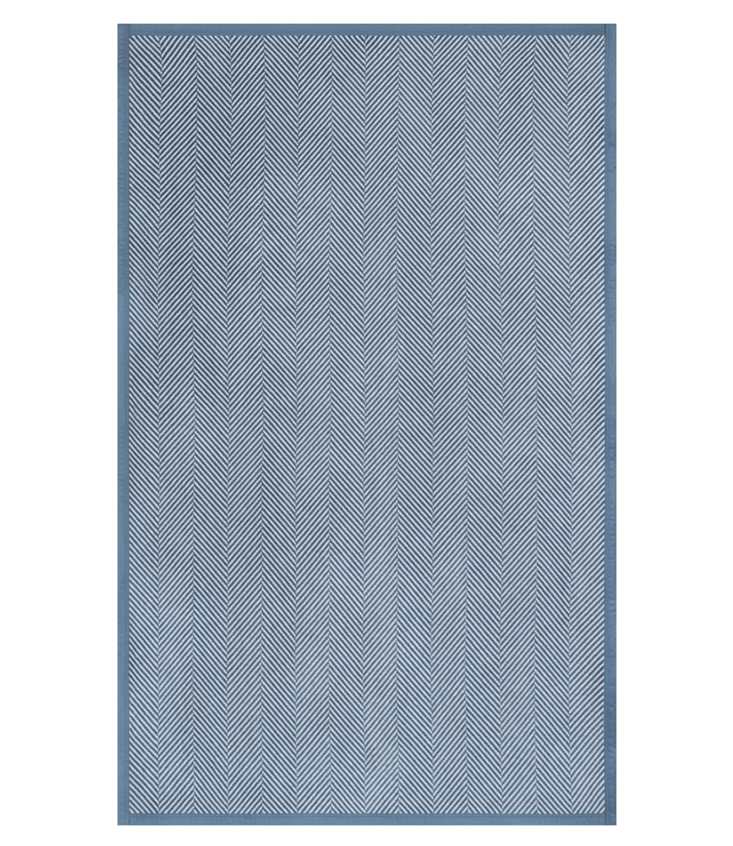 Harborview Herringbone Cornflower Throw Blanket | ChappyWrap Harborview Herringbone Cornflower Throw Blanket | ChappyWrap