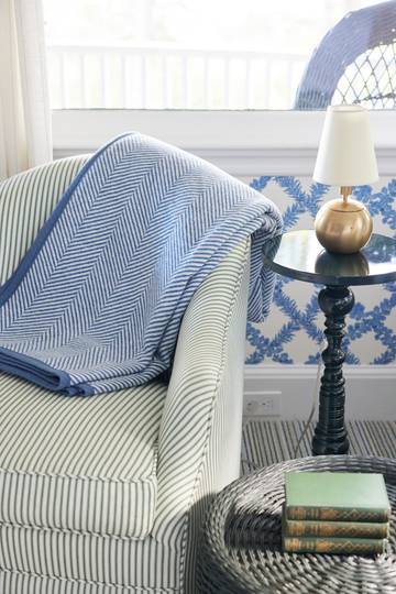 Harborview Herringbone Cornflower Blanket6