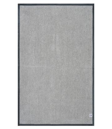 Harborview Herringbone Ash Blanket5