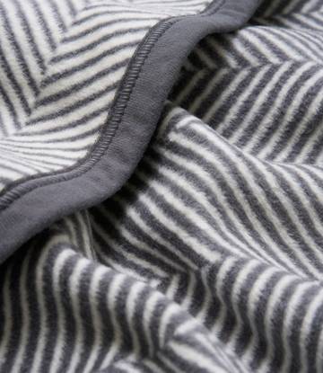 Harborview Herringbone Ash Blanket4