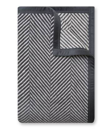 Harborview Herringbone Ash Blanket1
