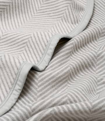 Harborview Herringbone Light Grey Blanket6