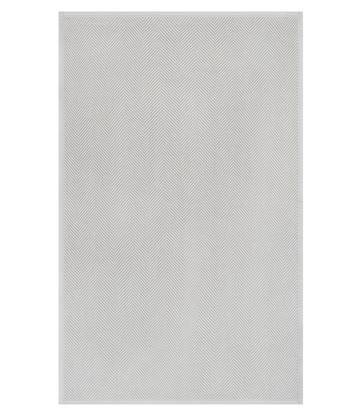 Harborview Herringbone Light Grey Blanket