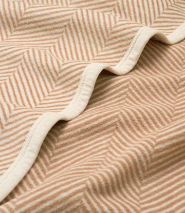 Harborview Herringbone Tan Blanket5