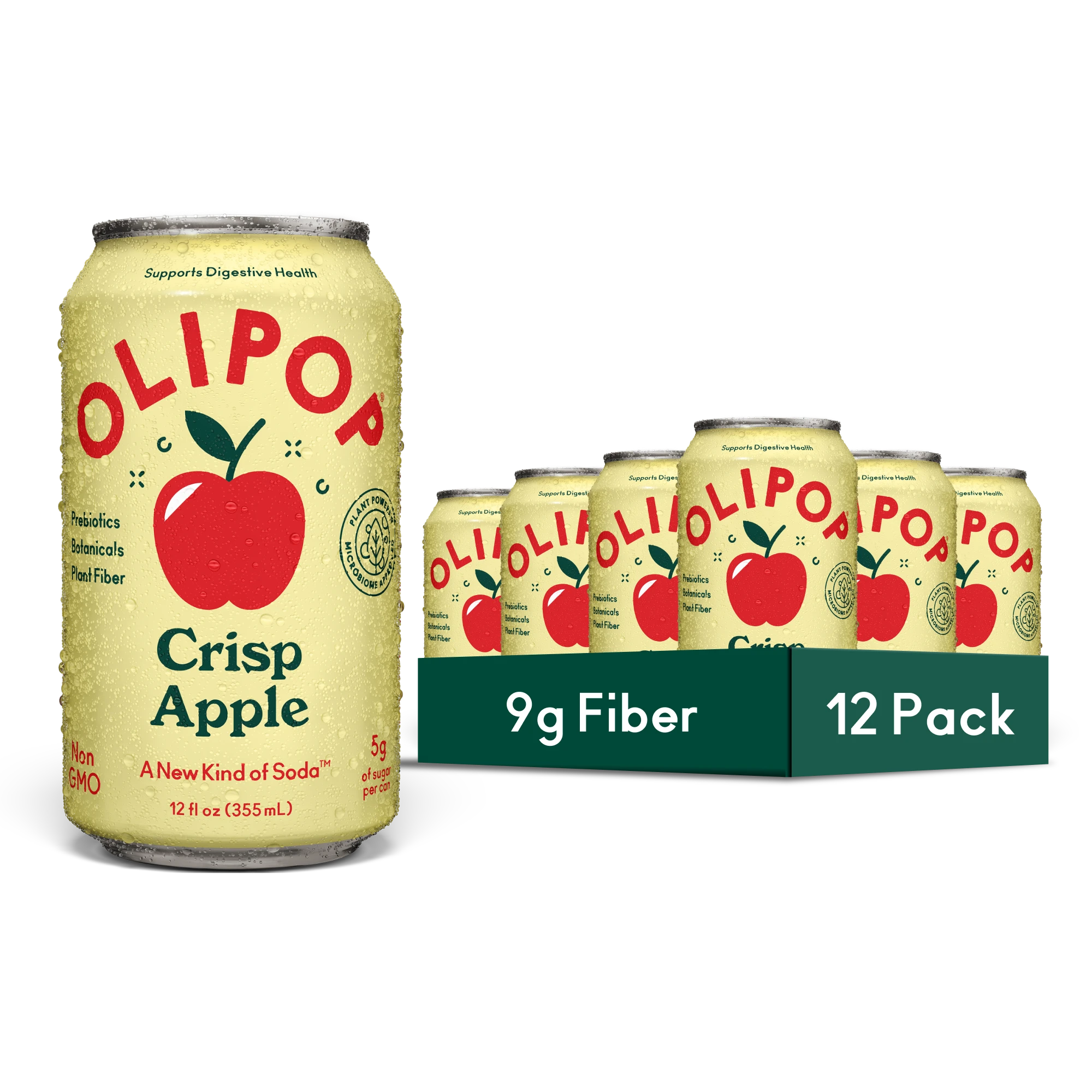 OLIPOP Apple Soda — product image