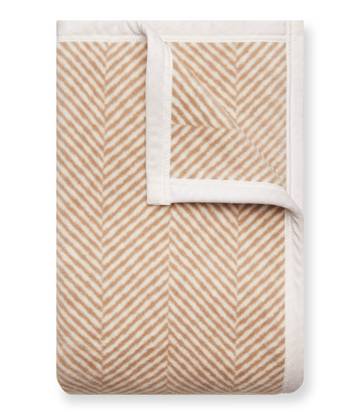 Harborview Herringbone Tan Blanket1