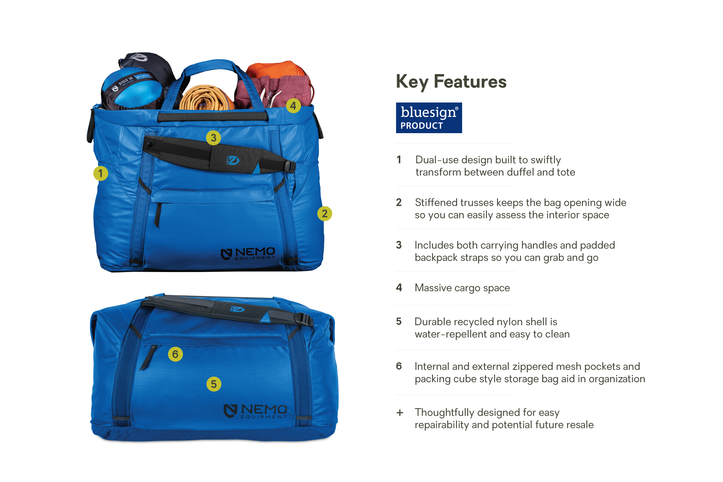 Double Haul™ 70L Convertible Duffel & Tote Double Haul™ 70L Convertible Duffel & Tote