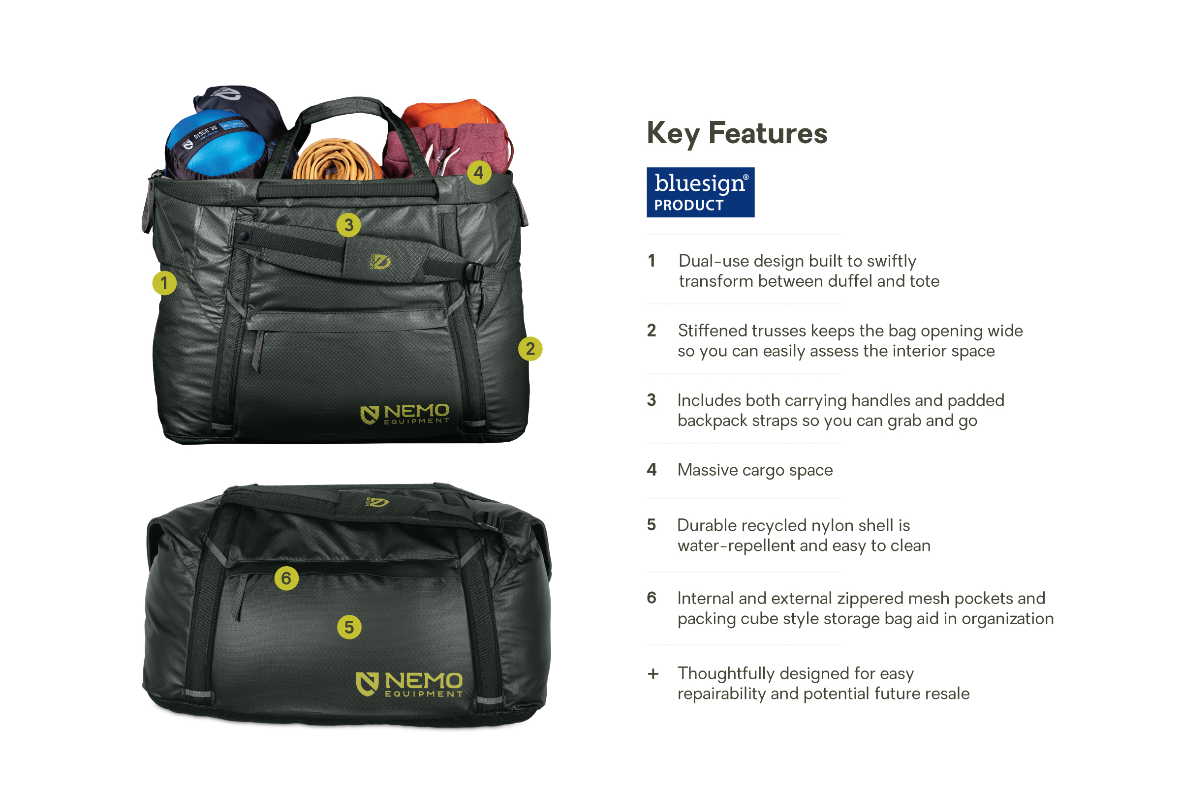Double Haul™ 70L Convertible Duffel & Tote Double Haul™ 70L Convertible Duffel & Tote