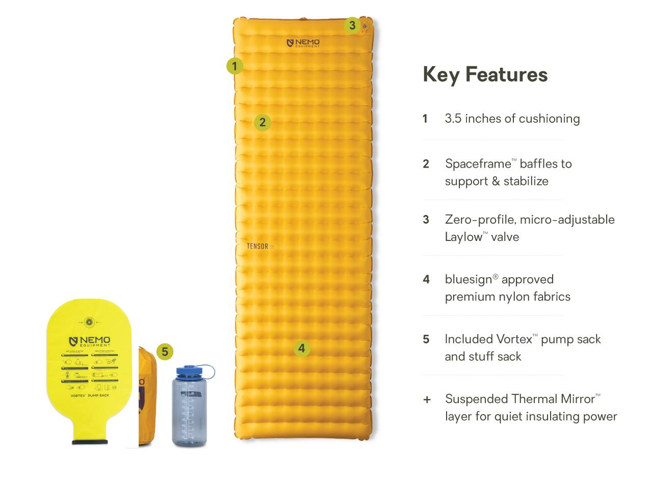 Tensor™ Trail Ultralight Insulated Sleeping Pad