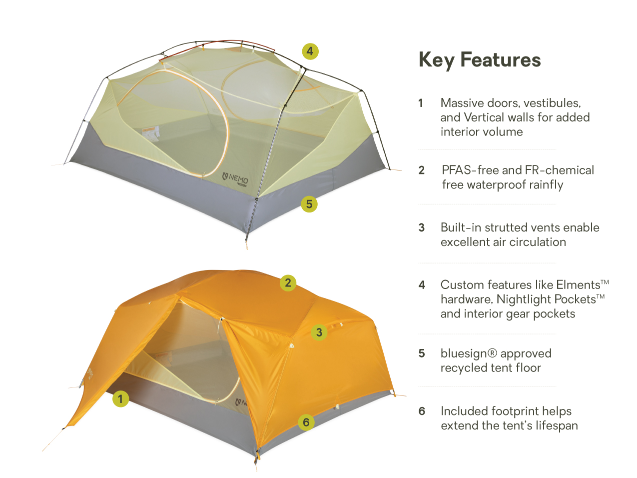 Aurora™ Backpacking Tent & Footprint