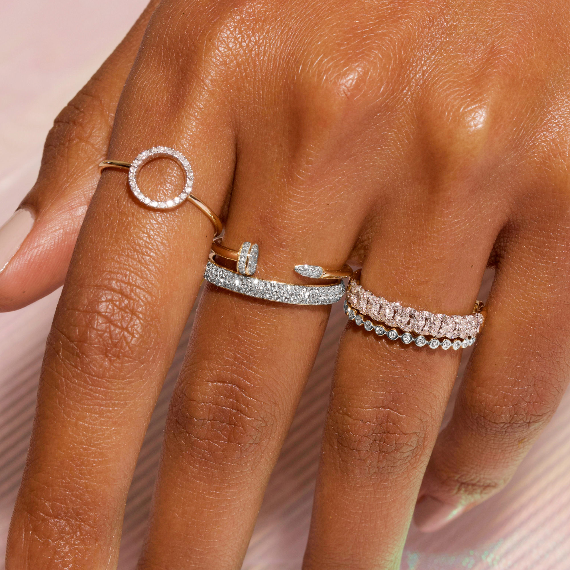 nailed it pave diamond ring mobile