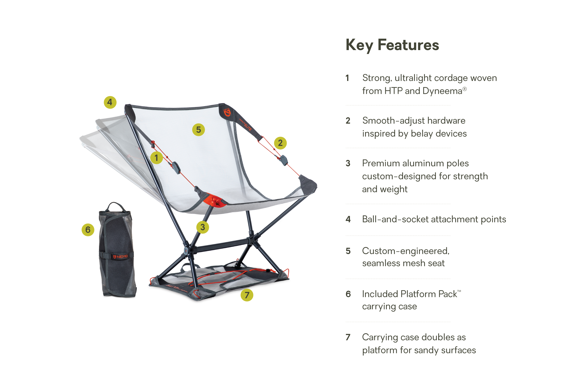 Moonlite™ Elite Reclining Backpacking Chair