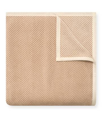 Harborview Herringbone Tan Blanket1