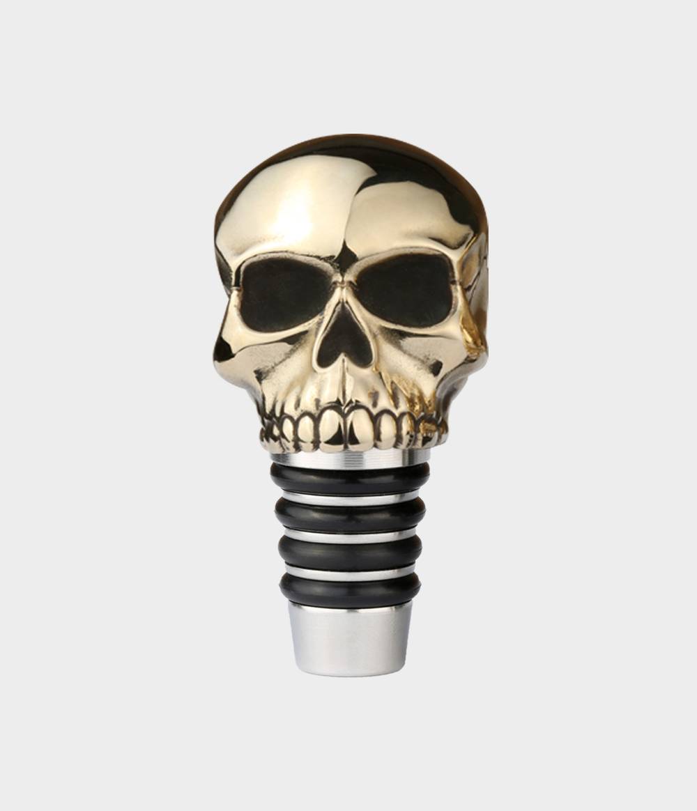 Gothic Skull Bottle Stopper