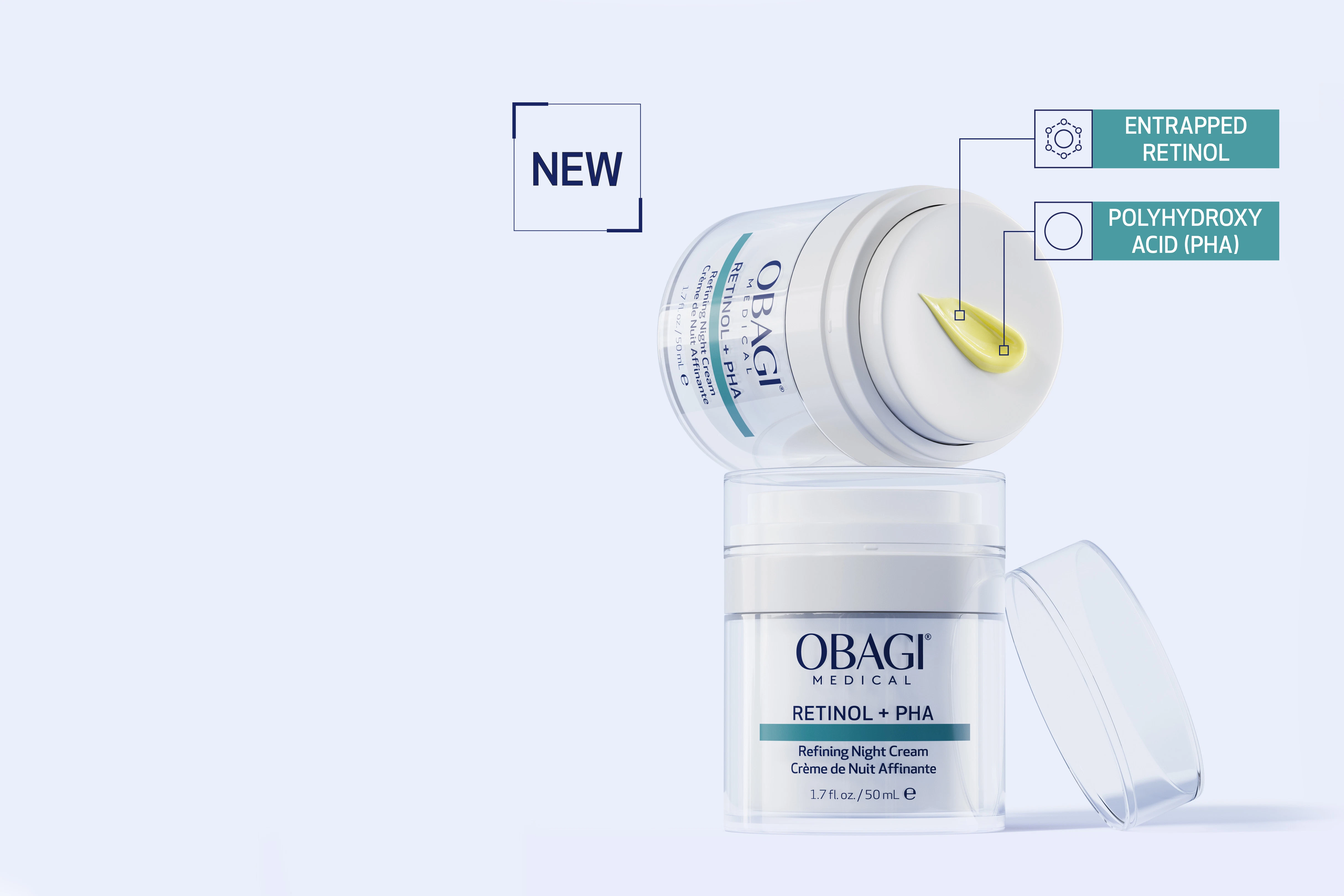 NEW Retinol + PHA Refining Night Cream with entrapped retinol and polyhydroxy acids