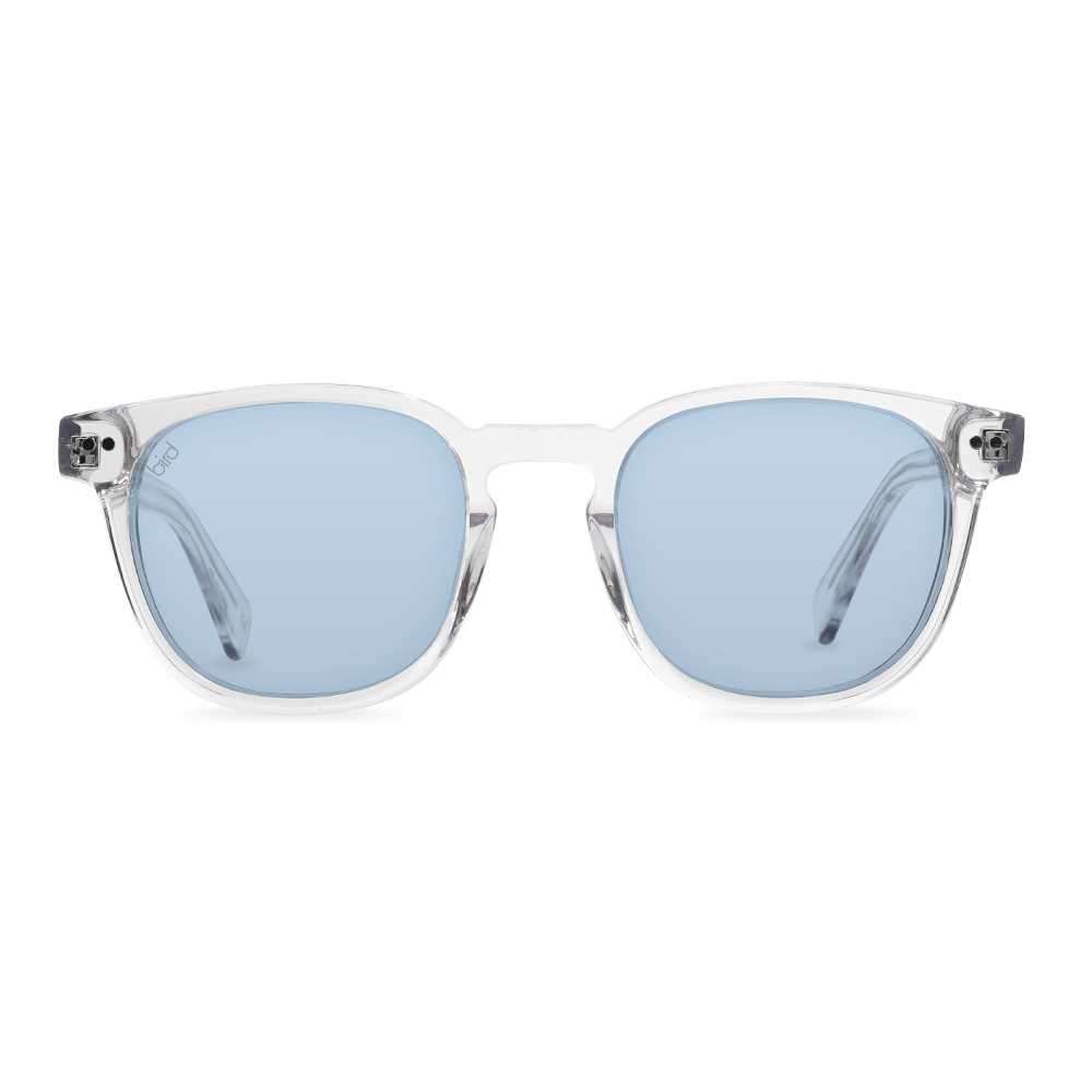 Clear top white sunglasses