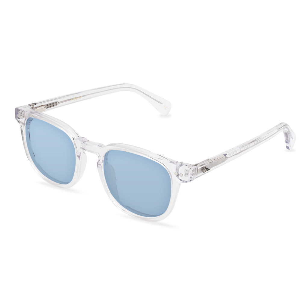 Clear sales white sunglasses