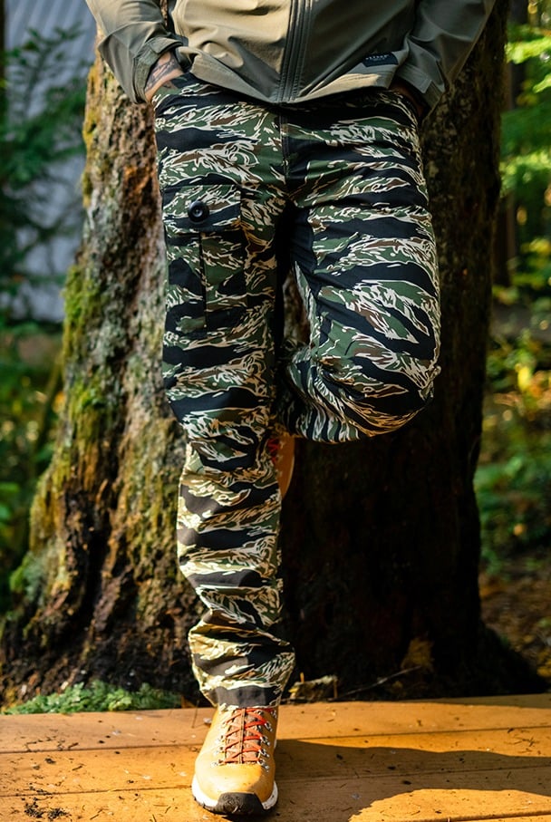 Camo stripe hot sale pants