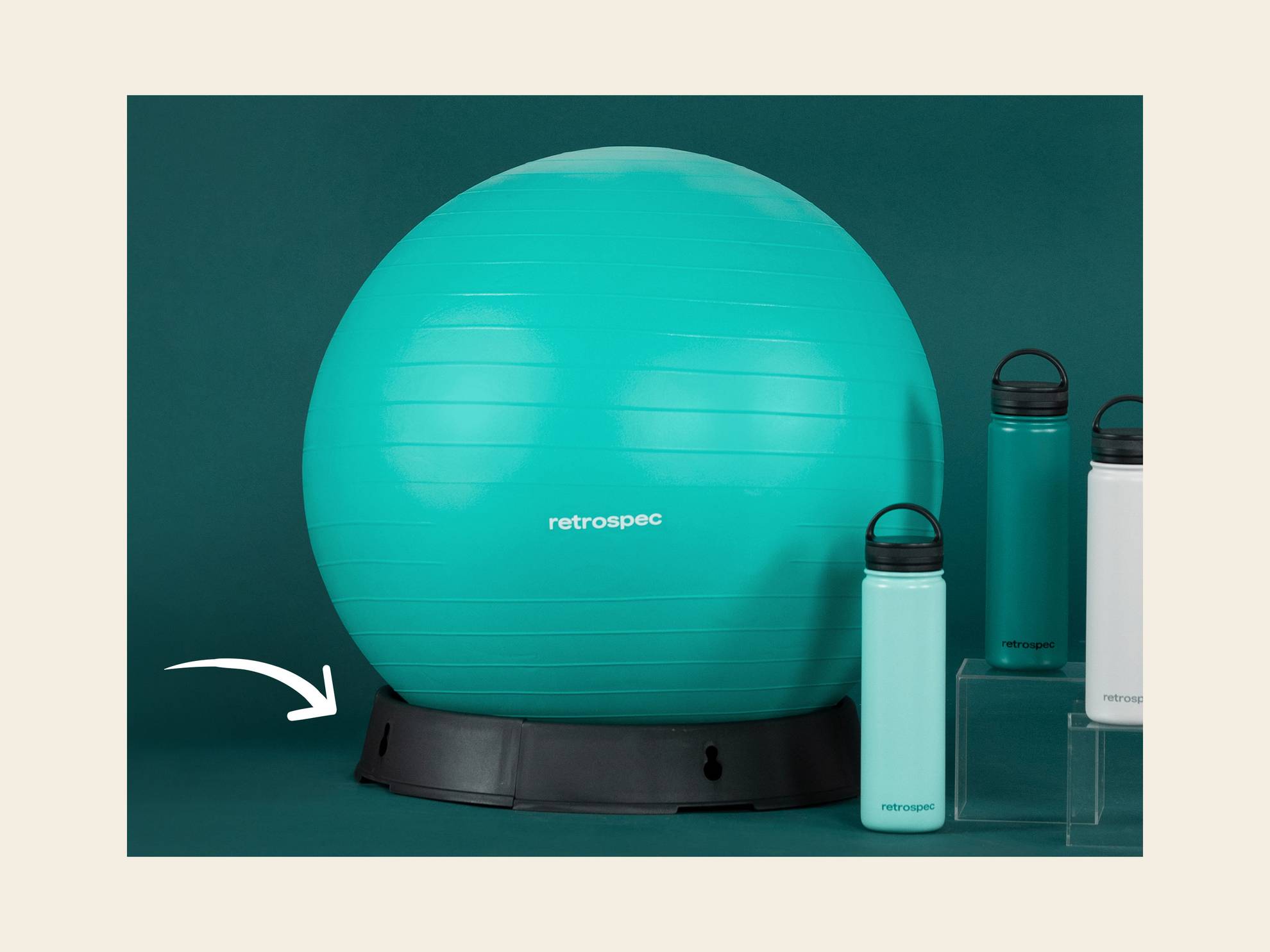 Exercise Ball Base | Retrospec