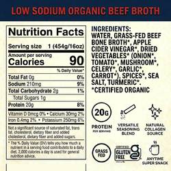 Low Sodium Organic Bone Broth