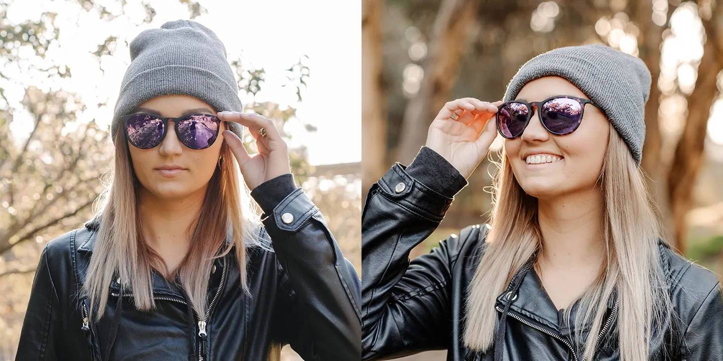 Rosemary Beach Polarized Sunglasses Pink Purple & Black Tortoise