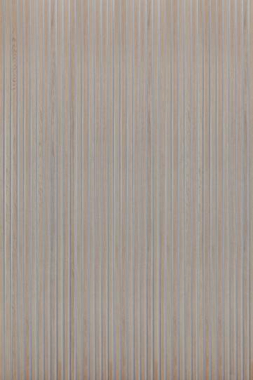 Three SlatWall panel in Washed Oak with a grey felt backing next to each other