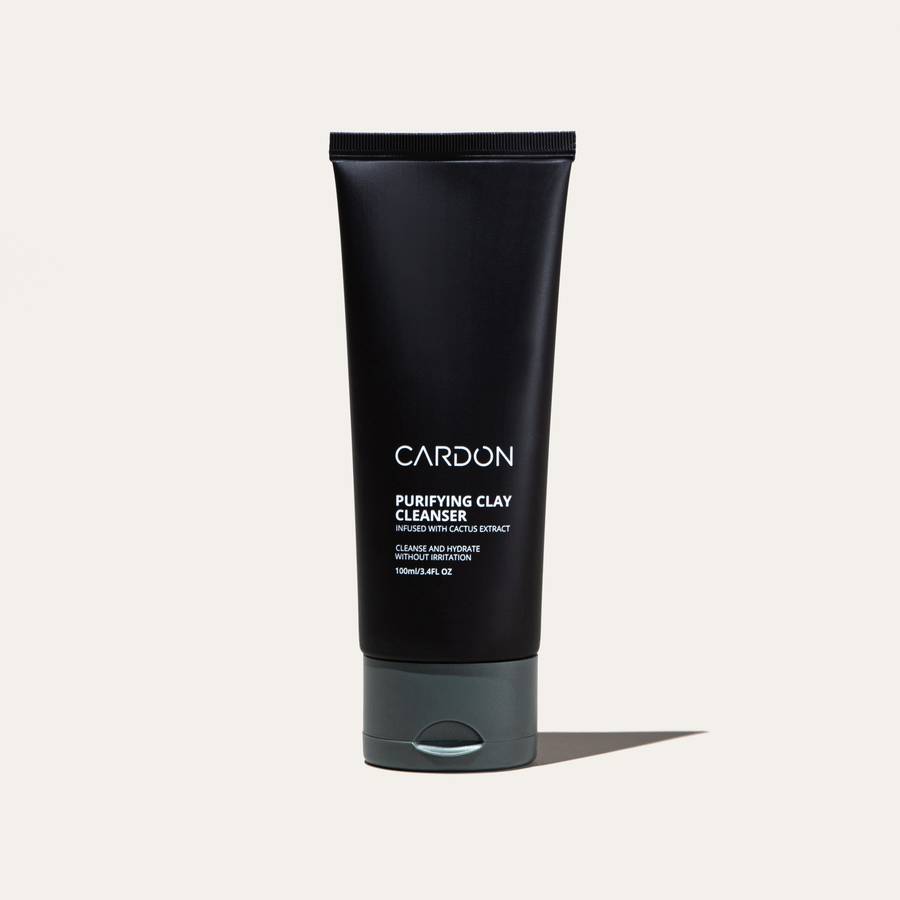 Cardon Skincare for Men Purifying Clay Cleanser removes excess oil and grime