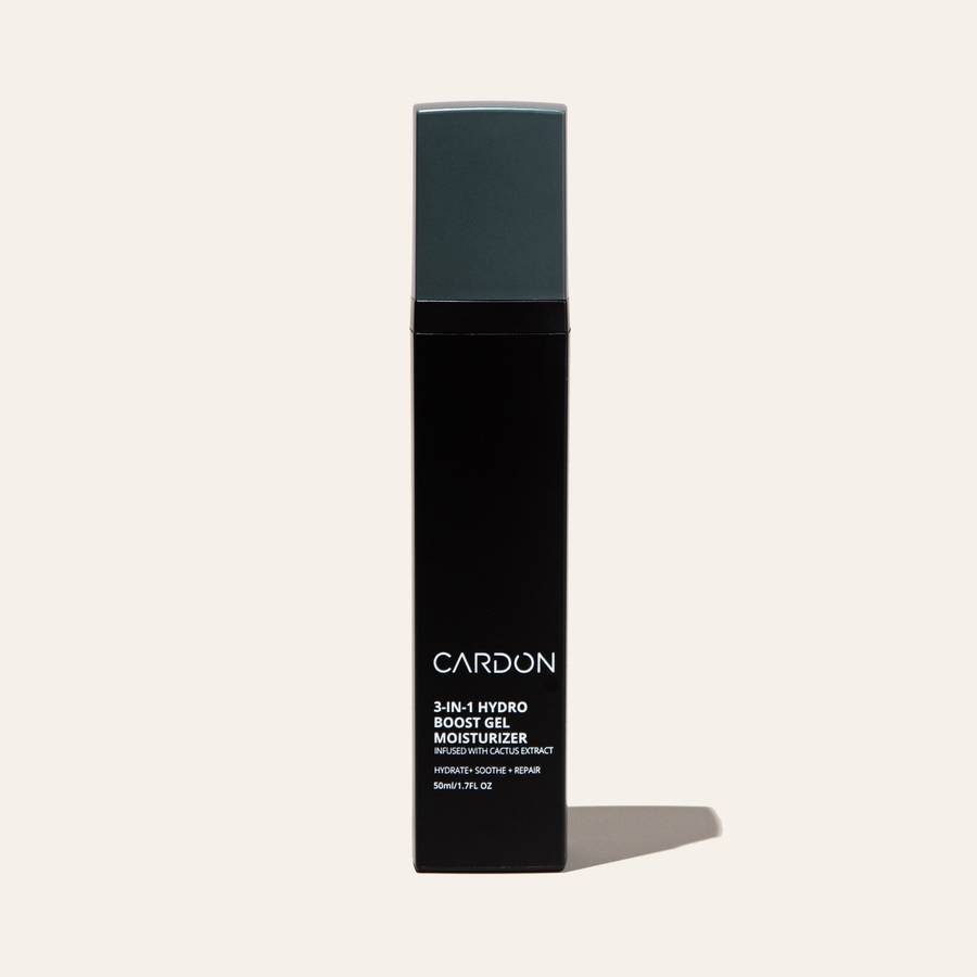 Cardon Skincare's flagship men's facial moisturizer is the Hydro Boost 3-in-1 Gel Moisturizer