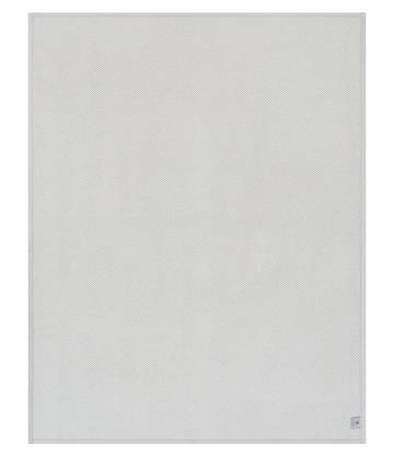 Harborview Herringbone Light Grey Blanket4