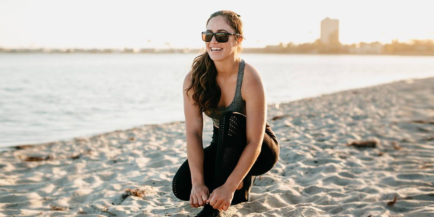 Arizona Jax Polarized Sunglasses Crystal Amber Tortoise & Amber Lens