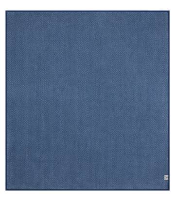 Harborview Herringbone Navy Blanket4