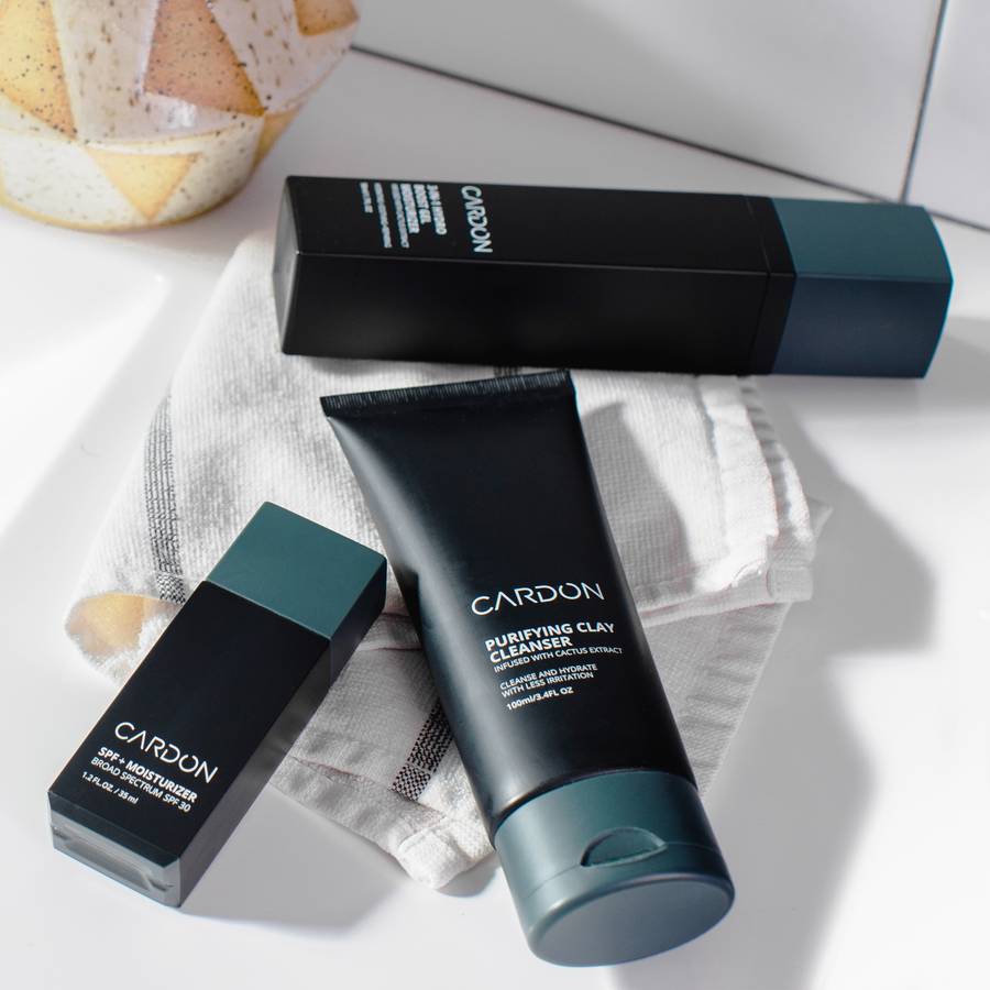 Cardon Skincare's Facial Cleanser and Facial Moisturizer for Men Routine Set is complete with everything needed for men's facial care - a daily SPF, facial cleanser, and nighttime facial moisturizer - all powered by the latest in Korean skincare technology.