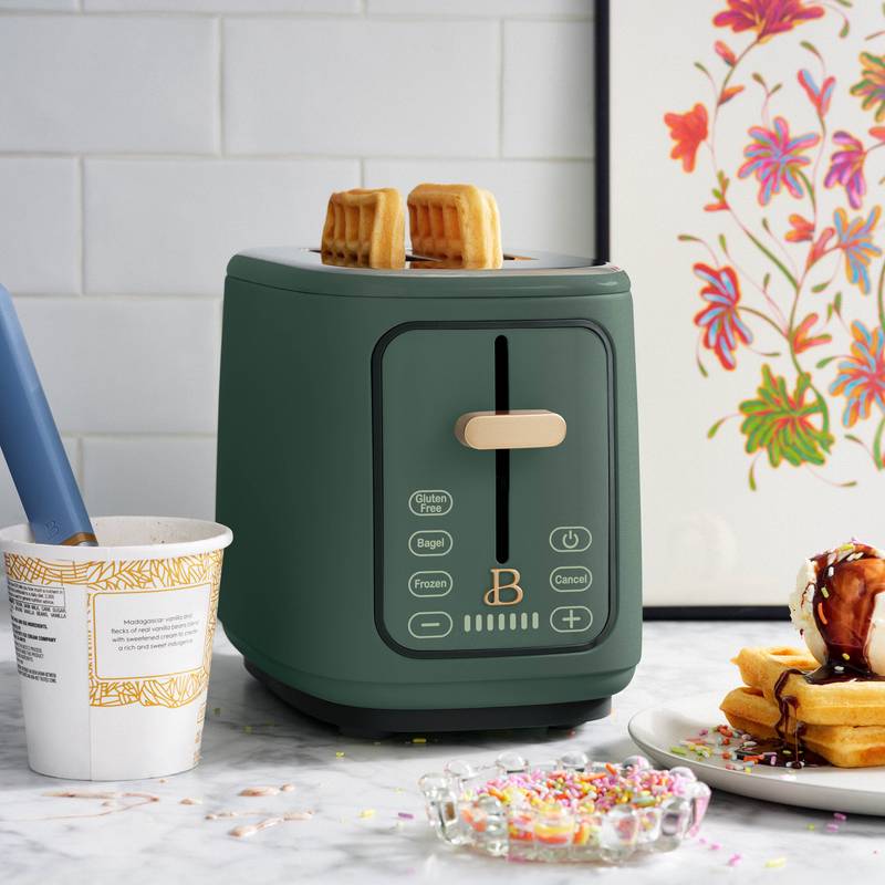 2-Slice Toaster with Touch-Activated Display – Beautiful™