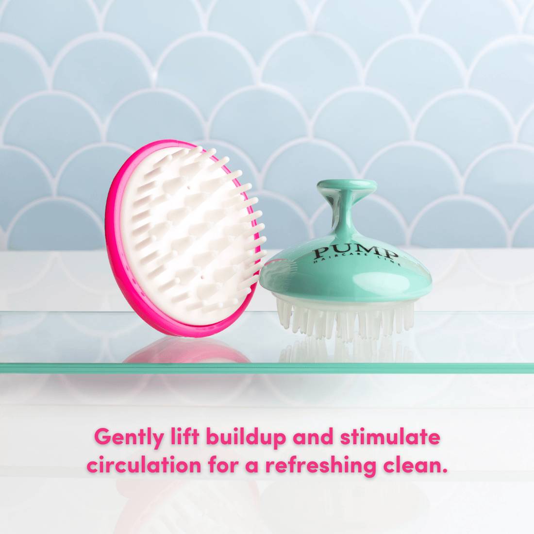 Pump Shampoo Brush