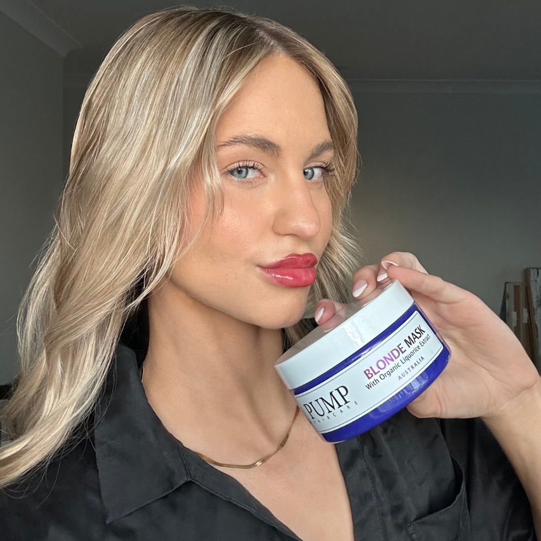 Pump Blonde Hair Mask