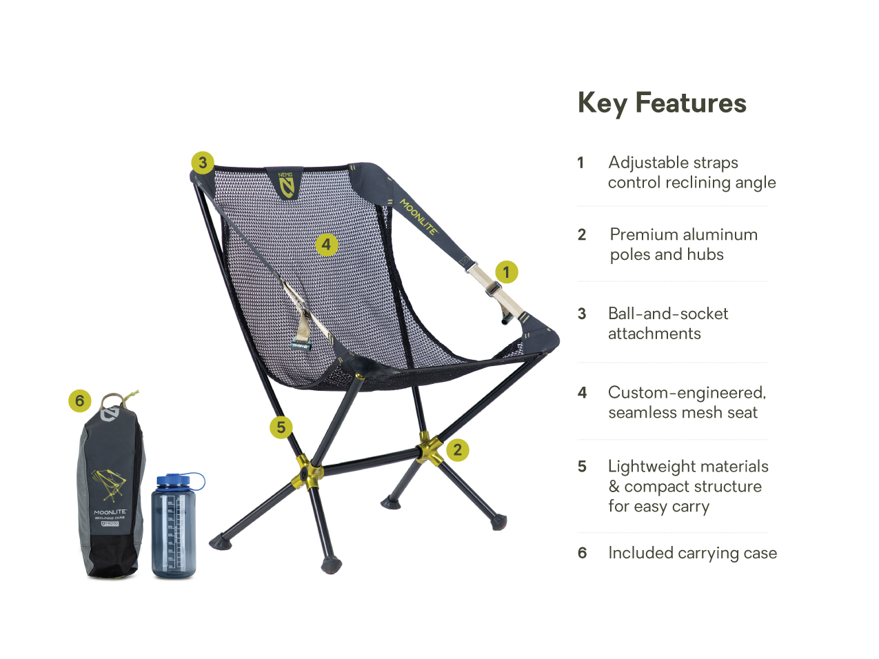 Moonlite™ Reclining Camp Chair
