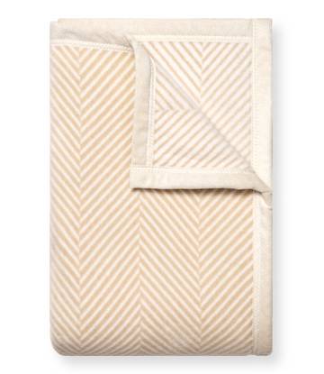 Harborview Herringbone Cream Blanket1
