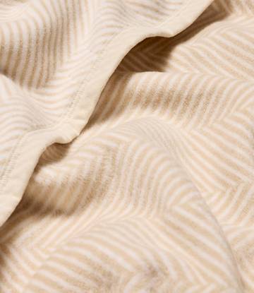 Harborview Herringbone Cream Blanket5