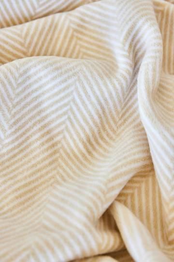 Harborview Herringbone Cream Blanket8