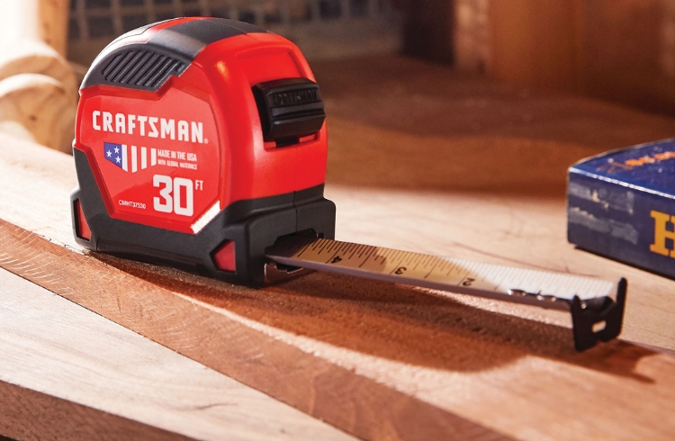 CRAFTSMAN Tape Measure, 25 ft, Retraction Control and Self-Lock