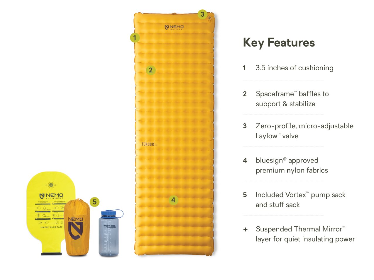 Tensor™ Trail Ultralight Insulated Sleeping Pad