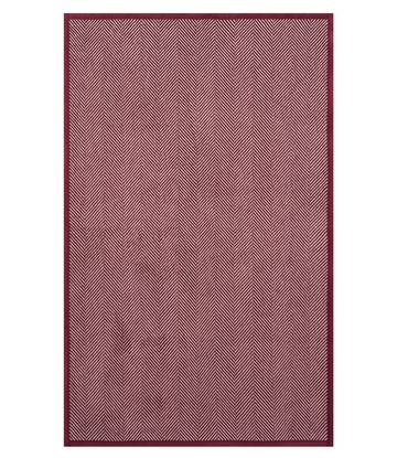 Harborview Herringbone Maroon Blanket7