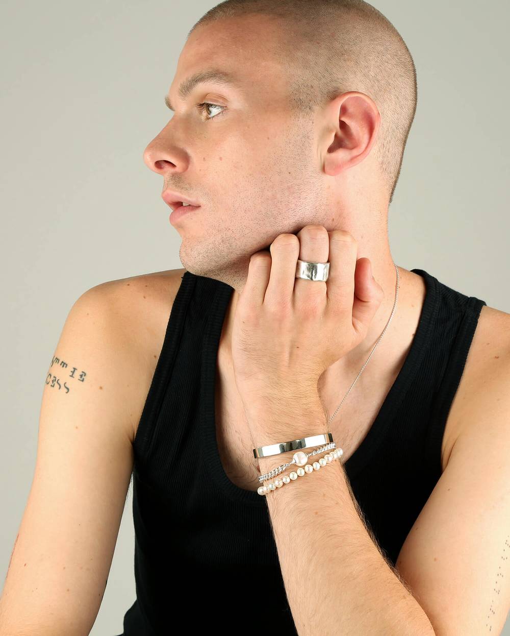 Beaten Extra Wide Ring