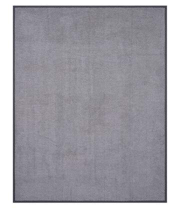 Harborview Herringbone Ash Blanket2