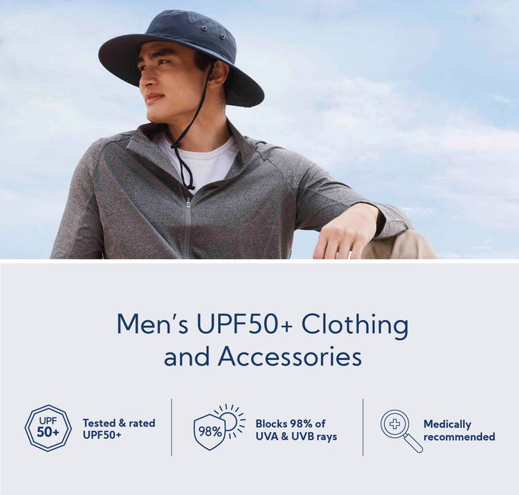 Men's UPF Swimwear  Rated UPF 50+ – UV Skinz®