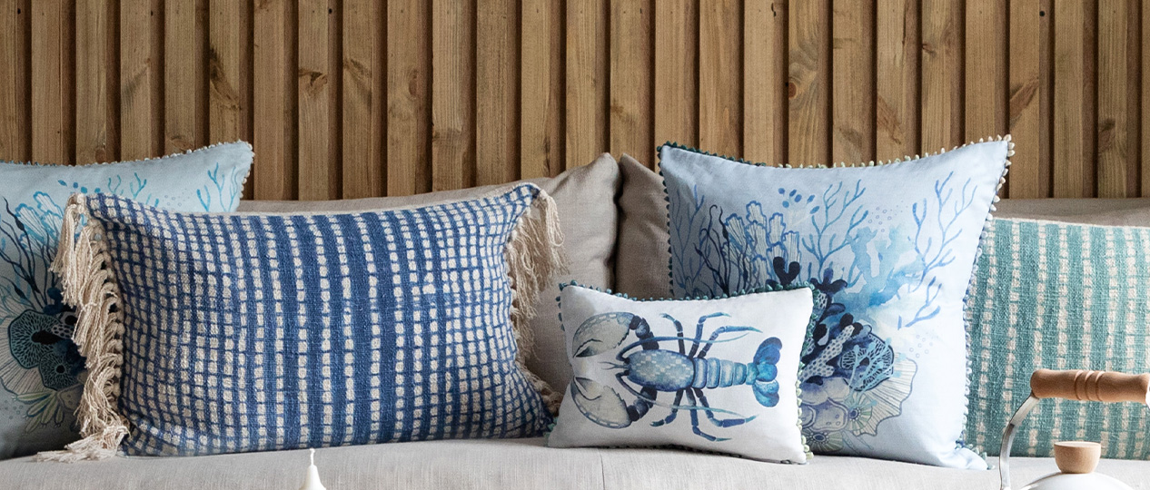 Coastal Cushions UK Made Coastal Cushions Voyage Maison