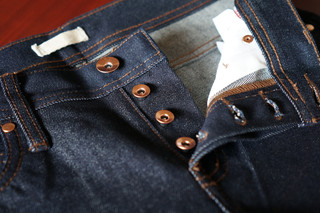 Unbranded UB221 Tapered Fit Jeans - 21oz Indigo Selvedge