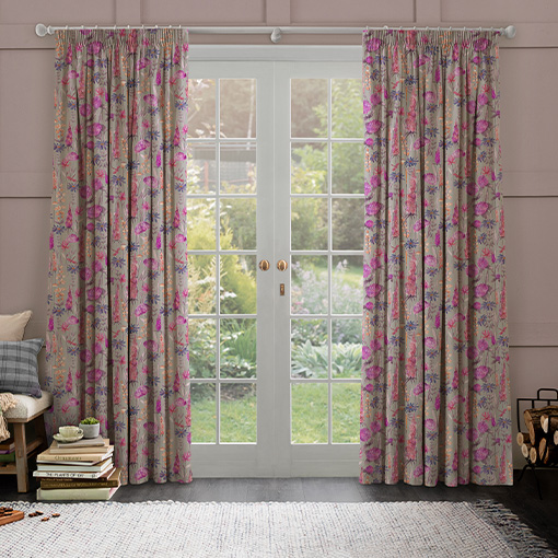 Floral Patterned Curtains