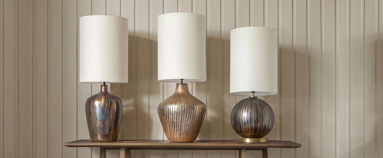 Glass Table Lamps